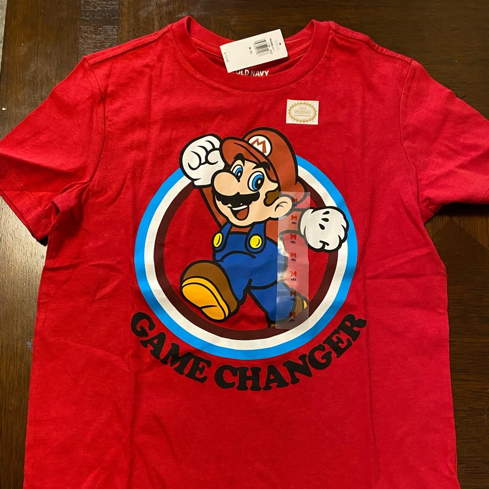 Boys Super Mario shirt